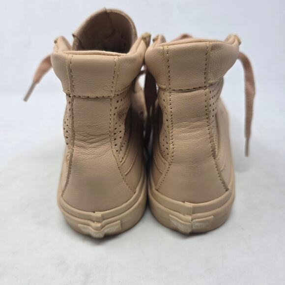 Vans Womens Sk8-Hi Beige Perforated High-Top Sneakers Size 9.5 - Picture 5 of 8